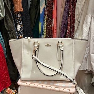 Coach White bag